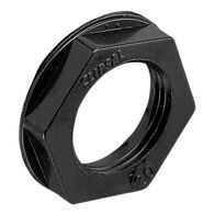 Clipsal - Cable Management, Hexagonal Lock Nut, Nylon, 50mm - Black