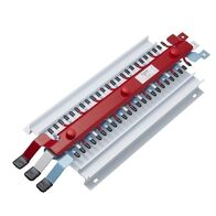 Acti9, MSC Chassis 3PH, 400A, 18mm for iC60 MCB & RCBO, 48 poles, Dual Feed