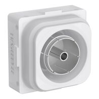 Clipsal Iconic, TV Antenna Socket, F-Type, Rear - Translucent