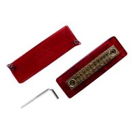 Clipsal - Max 4, Maxi Active link, 370 A 500 V 13 hole with cover front wiring Red