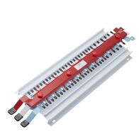 Acti9, MSC Chassis 3PH, 400A, Hybrid 18/27mm for MCB & RCBO 60 poles, Dual Feed