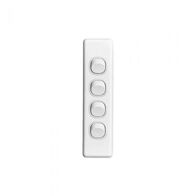 A4GSW - 4 Gang Architrave Switch - A4GSW - A4GSW