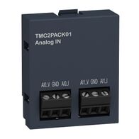 Modicon M221, Analogue input cartridge, packaging 2 analog inputs, I/O extension
