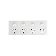 GPO4 - Four Gang 10 Amp - GPO4 - GPO4