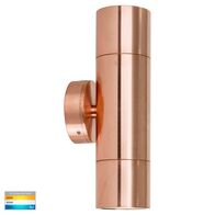 Tivah Solid Copper TRI Colour Up & Down Wall Pillar Lights