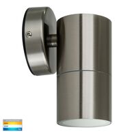 Fortis Stainless Steel TRI Colour Fixed Down LED Wall Pillar Light