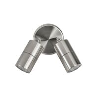 Mini Tivah 316 Stainless Steel Double Adjustable Wall Pillar Lights