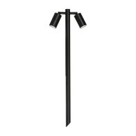 Mini Tivah Black MR11 Double Adjustable LED Bollard Spike Light