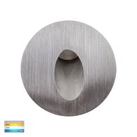 Mini Reces 316 Stainless Steel Round TRI Colour Recessed LED Step Light