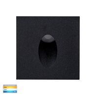Mini Reces Black Square TRI Colour Recessed LED Step Light