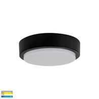 Liptor Black 20w Ceiling Mounted LED Oyster