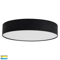 Nella Black 30w Ceiling Mounted LED Oyster