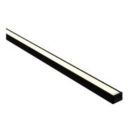 Black Shallow Square Aluminium Profile