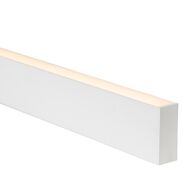 White Deep Square Aluminium Profile