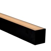 Large Deep Square Black Aluminium Profile