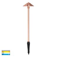 Bitta Solid Copper 3w LED Garden Spike Light