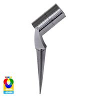Nova 316 Stainless Steel RGBCW 7w LED Garden Spike Light