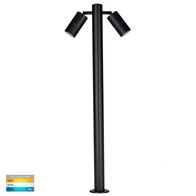 Tivah Black TRI Colour Double Adjustable LED Bollard Light