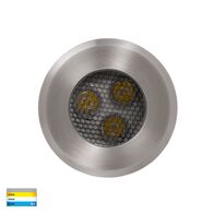 Split 316 Stainless Steel TRI Colour 3w LED Inground Light