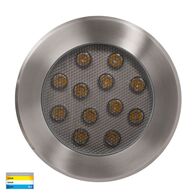 Split 316 Stainless Steel TRI Colour 12w LED Inground Light