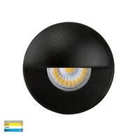 Mini Ollo Black LED Step Light with Eyelid