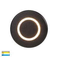 Brillo Black Aluminium LED Wall or Inground Light
