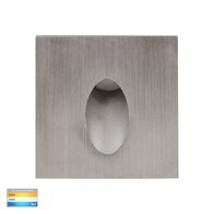 Mini Reces 316 Stainless Steel Square TRI Colour Recessed LED Step Light