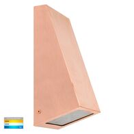 Taper Copper TRI Colour LED Wedge Wall Light