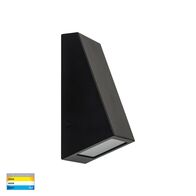 Taper Black TRI Colour LED Wedge Wall Light