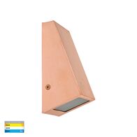 Taper Copper TRI Colour LED Wedge Wall Light