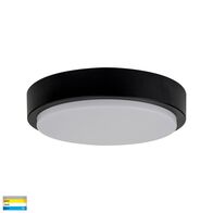 Liptor Black 30w Ceiling Mounted LED Oyster