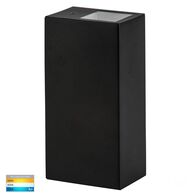 Veldi Black Square TRI Colour Up & Down Wall Light