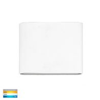 Lisse White Up & Down TRI Colour LED Wall Light