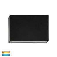 Essil Black Fixed Down LED Wall Light