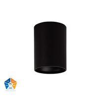 Nella Black 7w Surface Mounted LED Downlight