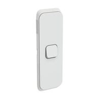 Clipsal Iconic, Switch Plate Skin, 1 Gang, Vertical Mount, Clip-On - Cool Grey