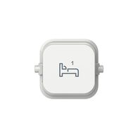 Clipsal Iconic, Bed 1 Rocker, 10 Pack - Vivid White