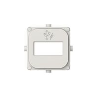 Clipsal Iconic, USB Mechanism Cap Single USB Charger, 5 Pack - Warm Grey