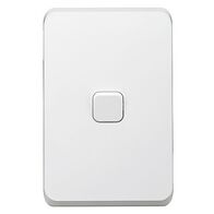 Clipsal Iconic, Switch Vertical, 1 Gang, 10AX,230/240V, Bulk Pack 50 - Extra Vivid White