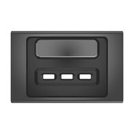 Clipsal Iconic, Styl USB Charging Station Skin, 3 Gang - Silver Shadow