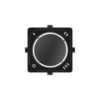 Clipsal Iconic, Styl Knob Kit, Rotary, Off-1-2-3 - Silver Shadow