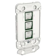 Clipsal Iconic, Gridplate and Mechanism, 3 Gang, 230/240V, 10AX