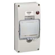 Clipsal - 56 Series, Mounting Cover Kit, 4 Module, with 240/415V Neon, Protective Membrane - Grey