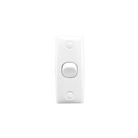 Standard Series, Flush Switch, 1 Gang, 250VAC, 10A, Architrave - White Electric
