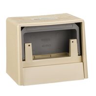 Clipsal - Mounting Accessories, Floor Outlet Housing, to Suit 2 standard size plates - Beige