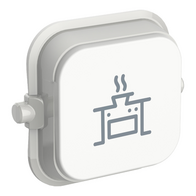 Clipsal Iconic, KITCHEN Rocker, 10 Pack - Vivid White