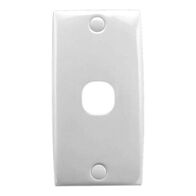 Standard Series, Plate Only, No Mechanisms - White Electric
