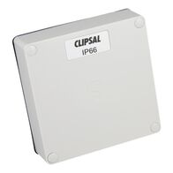 Clipsal - 56 Series, Lid, 1 Gang, Made of Plastic & Includes Gasket - Grey