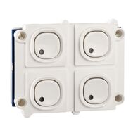 C-Bus Control and Management System, PCB and Buttons, C-Bus M/Gangs - White Electric