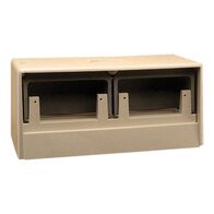 Clipsal - Mounting Accessories, Floor Outlet Housing, to Suit 4 standard size plates - White Electric
